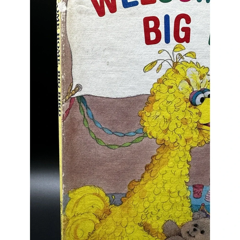 Sesame Street Book Club Welcome Home, Big Bird 1985 First Edition Hardcover READ